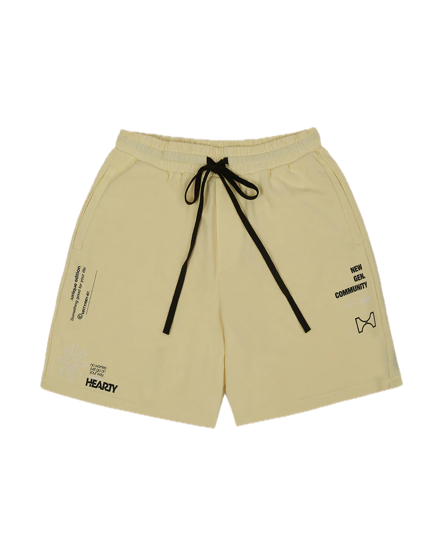 Global Society Yellow Shorts