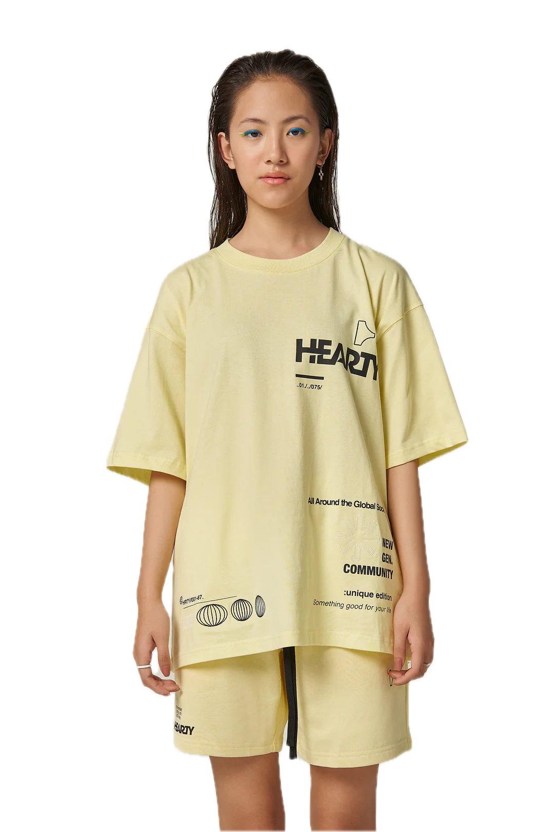 Global Society Yellow Shorts