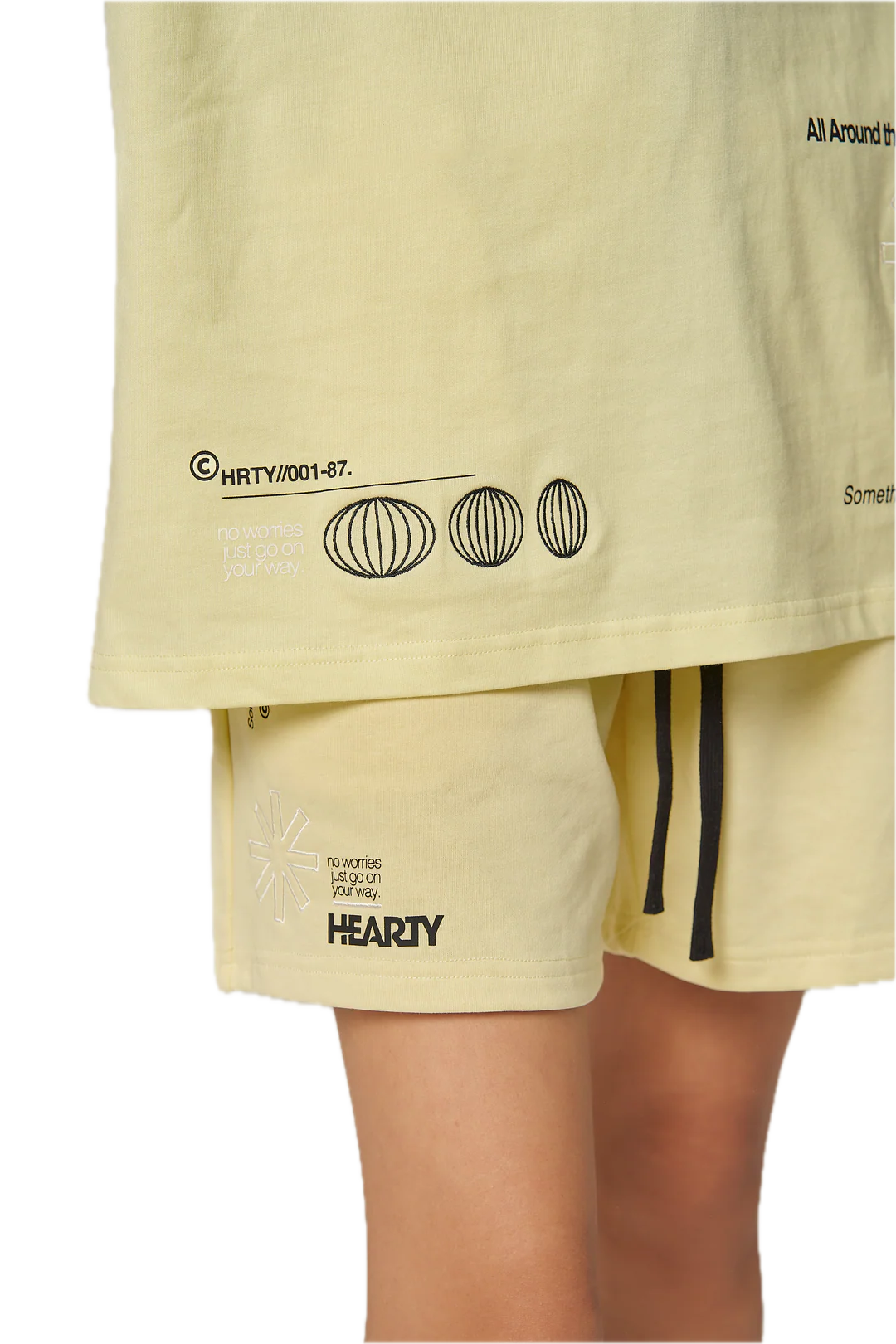 Global Society Yellow Shorts