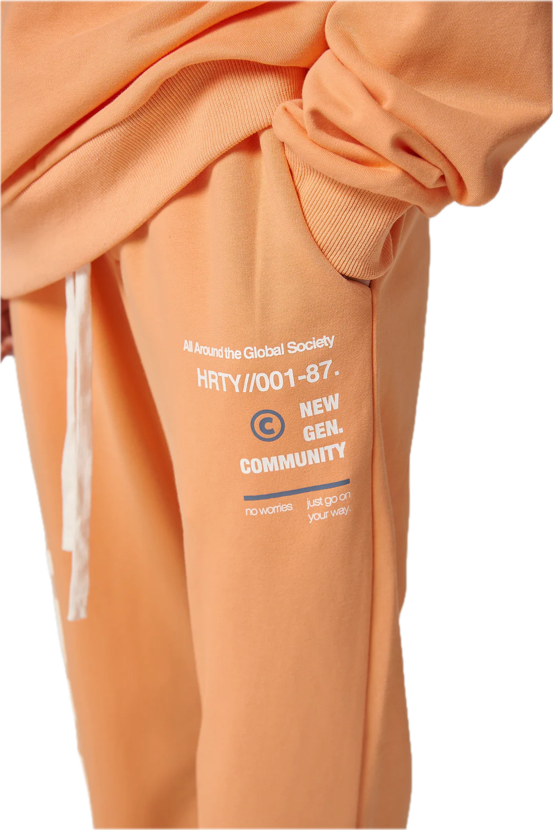 Global Society Orange Sweatpant